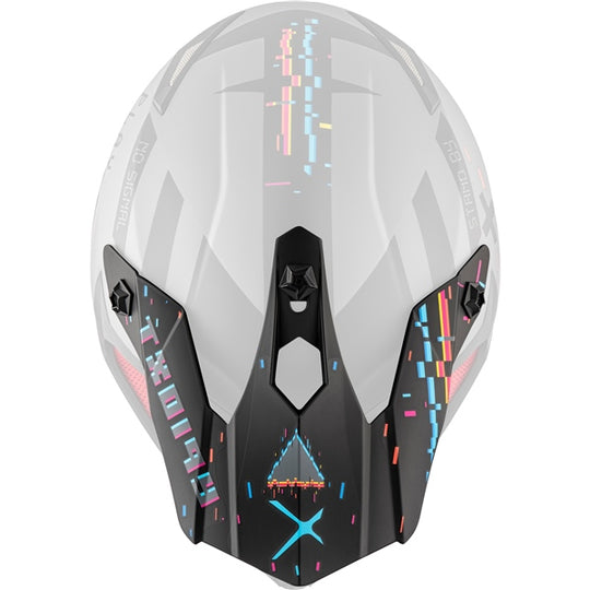 CKX TX019Y ERROR HELMET - REPLACEMENT PEAK in Matte Grey