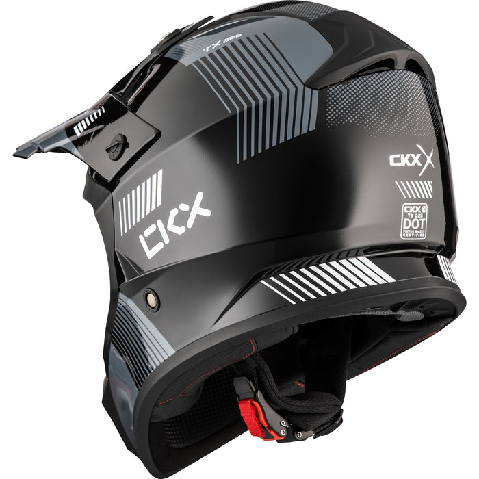 CKX TX228 DART HELMET 2025 - Glossy Grey