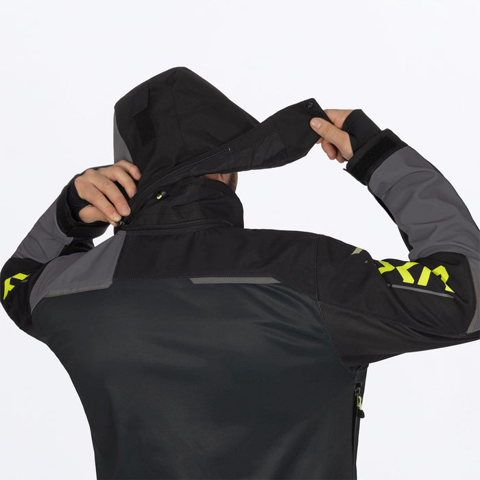 FXR REVO F.A.S.T. Monosuit in Asphalt/Ti/HiVis