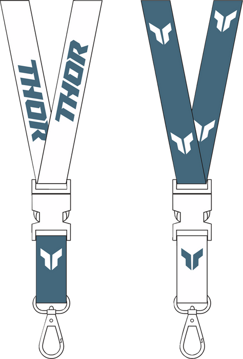 THOR LANYARD in Blue/white