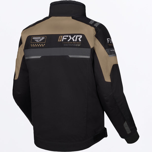 FXR Octane RF Jacket in Black/Canvas