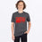 FXR YOUTH ELEVATE PREMIUM T-SHIRT 2025 - Asphalt/Red