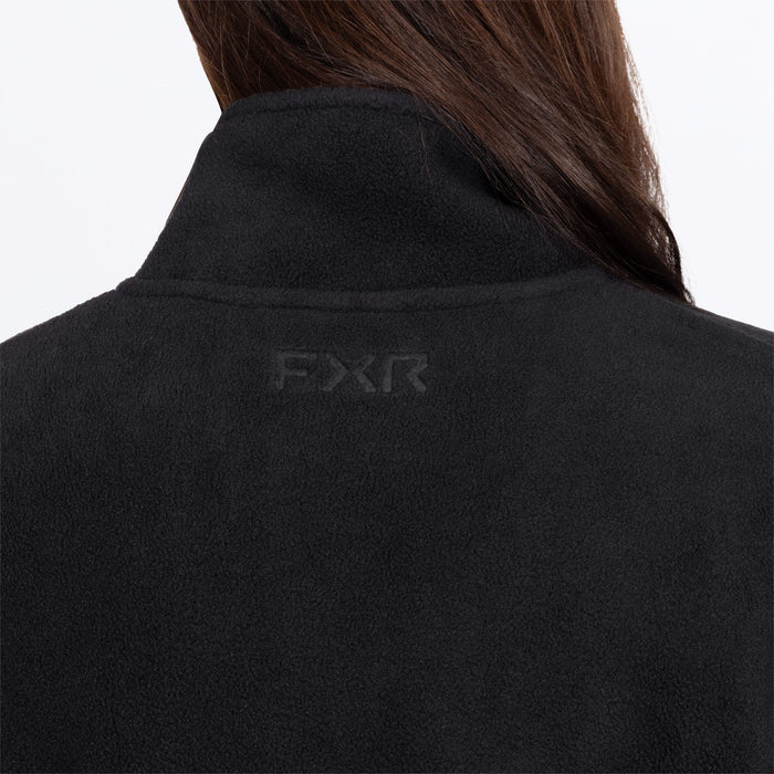 FXR WOMEN'S ASPEN 1/4 ZIP FLEECE in Black