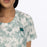 FXR Track Women's T-shirt Dress in Cream-Teal Fiber 