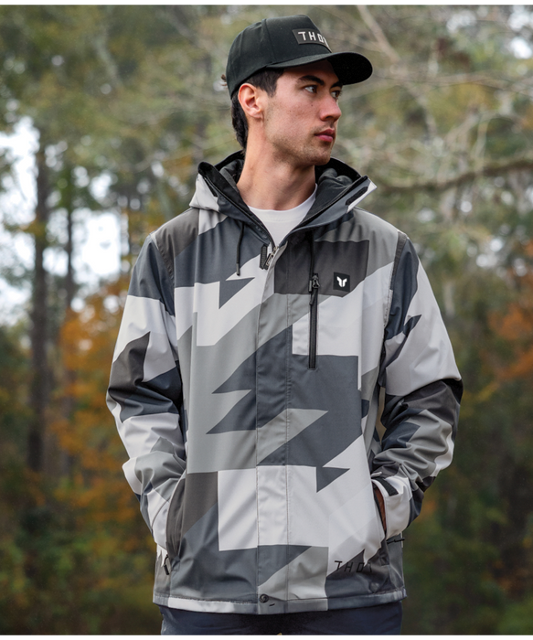 THOR TOUR BRAVE HEAVYWEIGHT JACKETS 2026 in Gray/Black