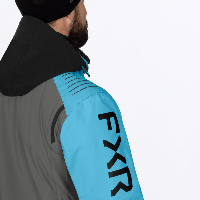 FXR VERTICAL MTX LITE MONOSUITS in Blue/Ti/Black