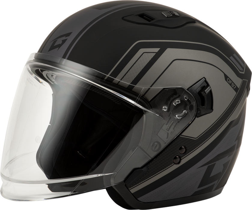 GMAX OF-87 DUKE HELMET 2026 in Black/Silver