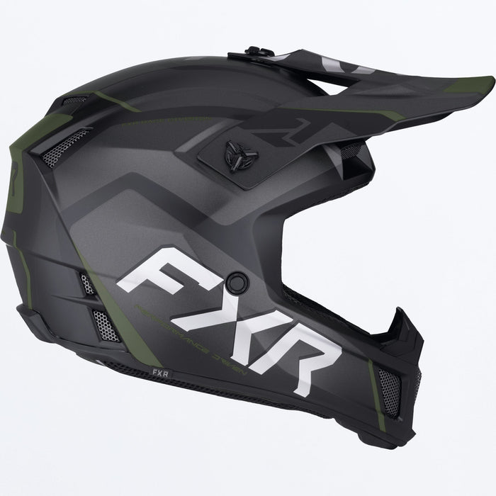 FXR CLUTCH EVO HELMET 2025 - Black/Army