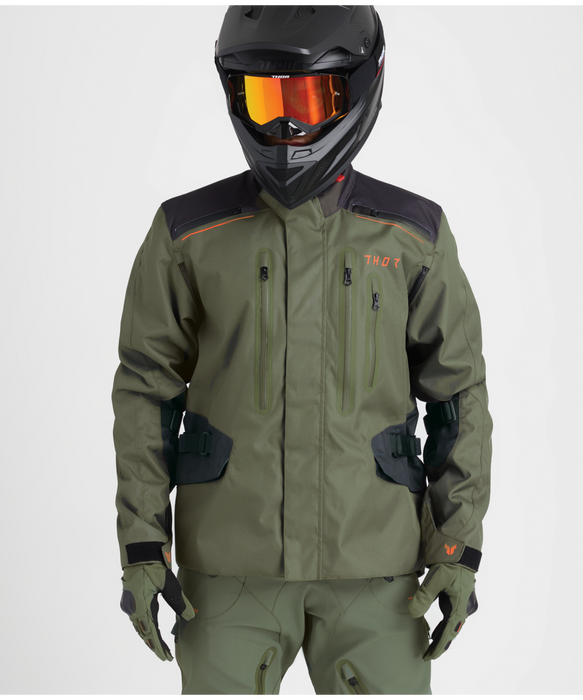 THOR RANGE JACKET 2026 in Army/Orange