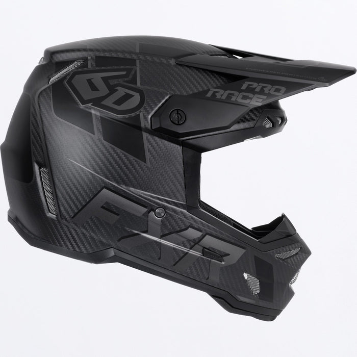 FXR 6D ATR-3 RACE DIV. HELMET 2025 - Black