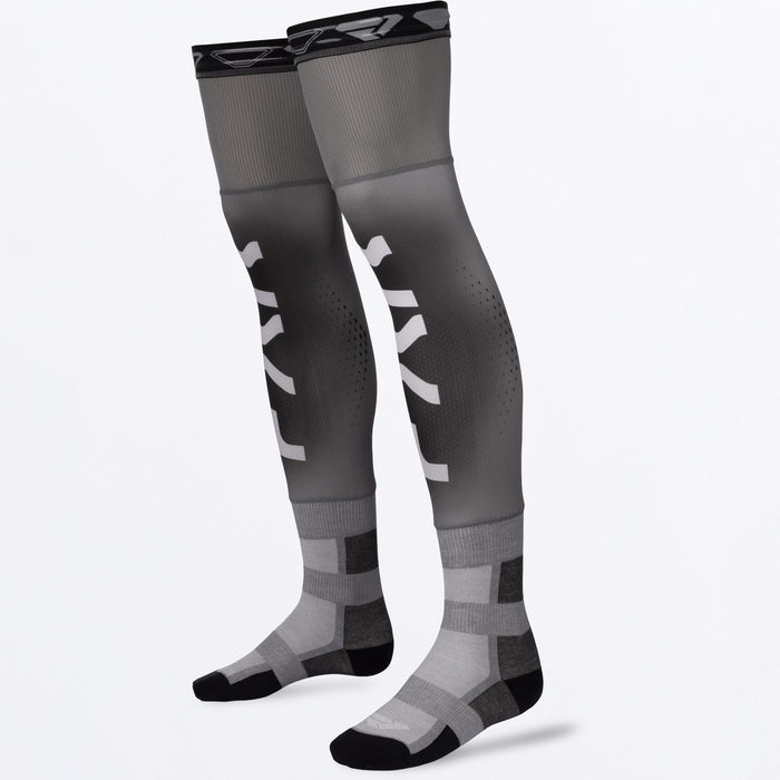 FXR RIDING SOCK AIR (1 PAIR) SNOW 2027 in Char/Grey