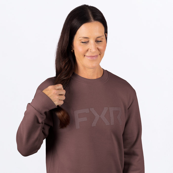 CORE COTTON CREWNECK  WOMEN'S SWEATER