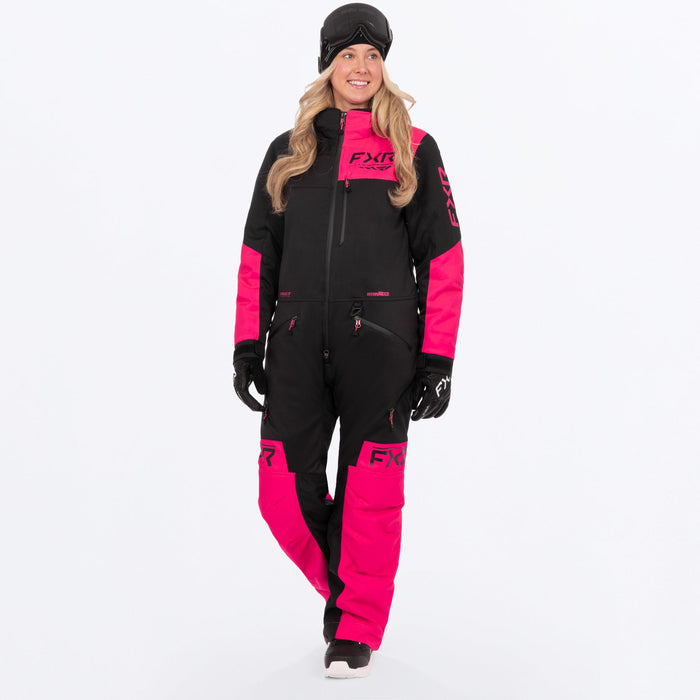 FXR Women's Revo F.A.S.T.™ Monosuit in Black/Razz