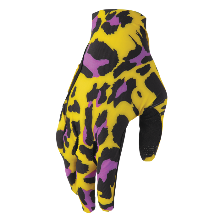 THOR SPORTMODE CHEETAH GLOVES 2026 in Yellow/Purple