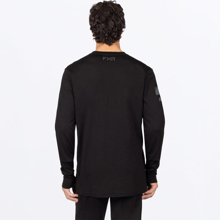 FXR VAPOR MERin O LONGSLEEVE in Black