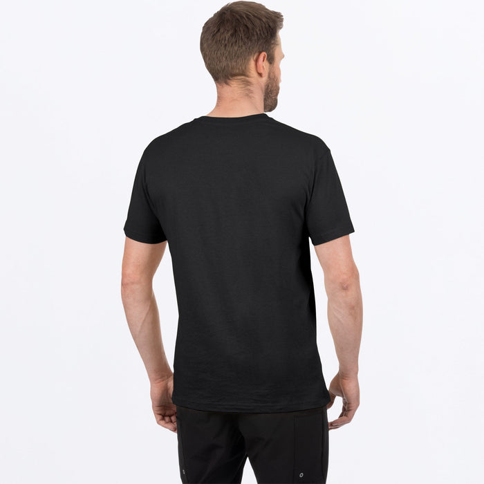 FXR PRO FISH PREMIUM T-SHIRT 2025 - Black/Oxblood