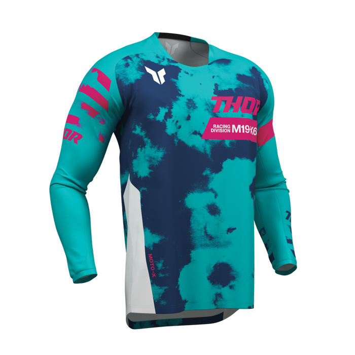 THOR LAUNCHMODE BLEACH JERSEY 2026 in White/Aqua
