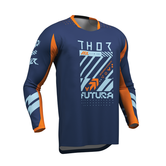 THOR LAUNCHMODE FUTURA JERSEY 2026 in Navy Orange