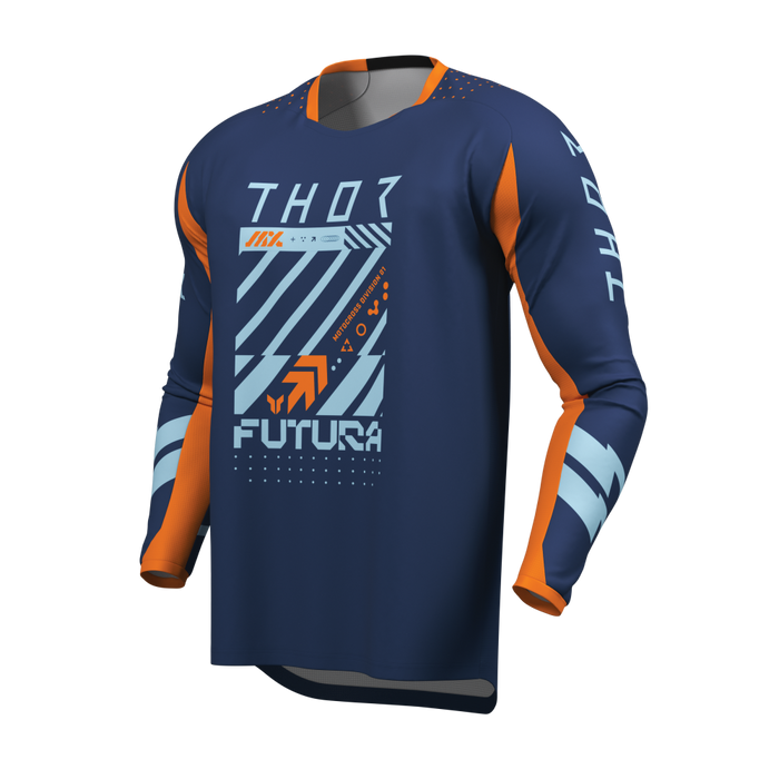 THOR LAUNCHMODE FUTURA JERSEY 2026 in Navy Orange