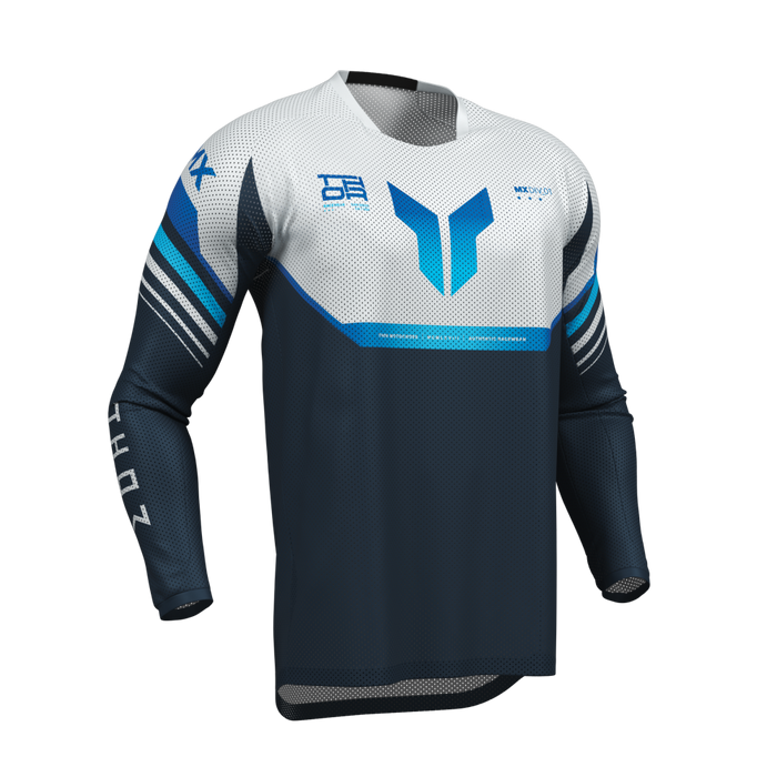 THOR LAUNCHMODE VENTED RAPTOR JERSEY 2026 in Midnight/Gray