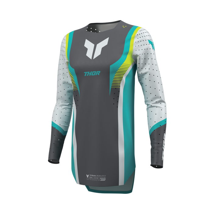 THOR SPORTMODE VELOCITY WOMEN'S JERSEY 2026 in Gray/Aqua