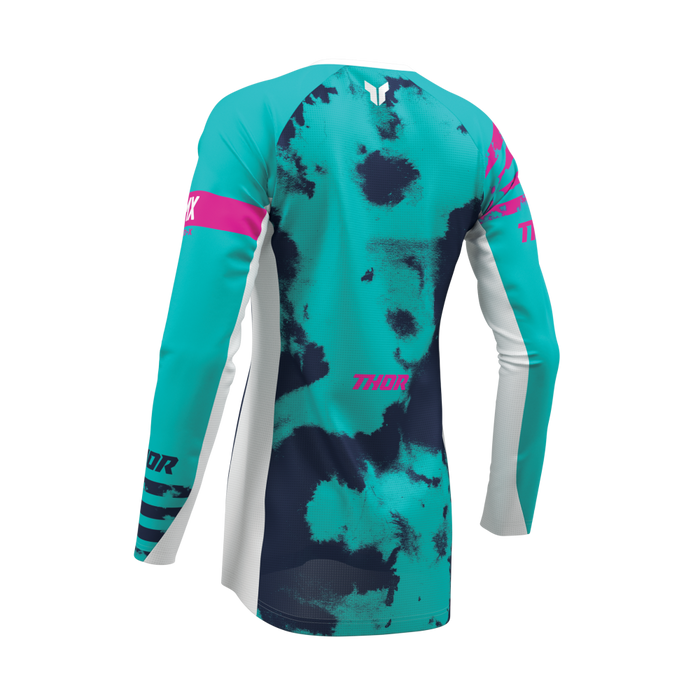 THOR LAUNCHMODE BLEACH WOMEN'S JERSEY 2026 in White/Aqua