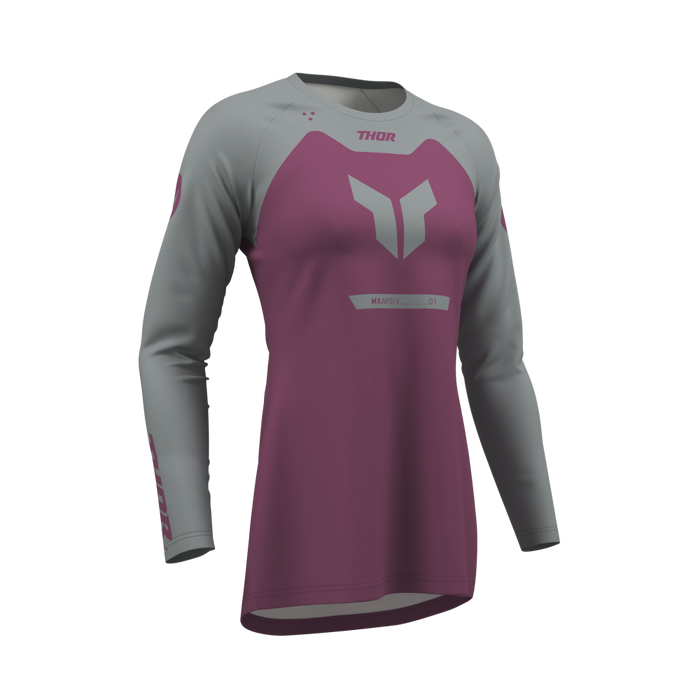 THOR RIDEMODE MENACE WOMEN'S JERSEY 2026 in Purple/Gray