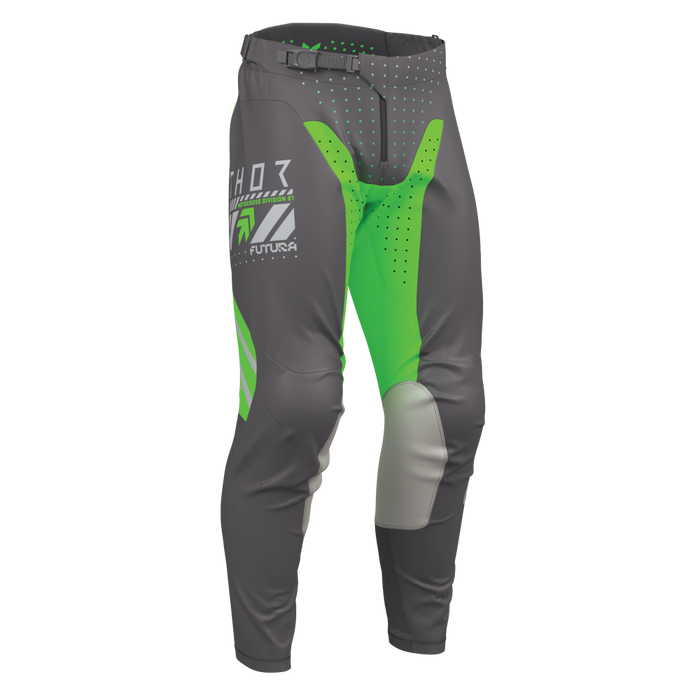 THOR LAUNCHMODE FUTURA PANTS 2026 in Charcoal/Green