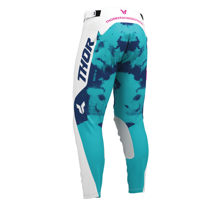 THOR LAUNCHMODE BLEACH PANTS 2026 in White/Aqua