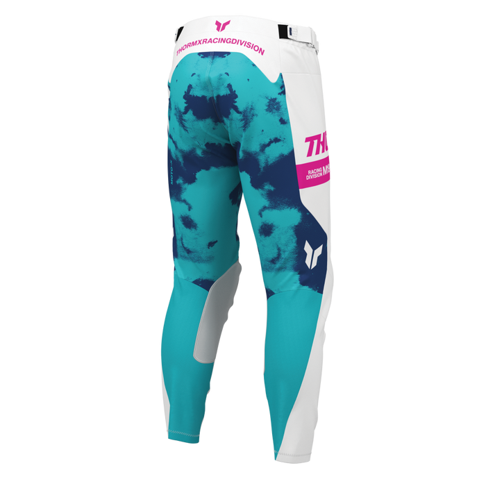 THOR LAUNCHMODE BLEACH PANTS 2026 in White/Aqua