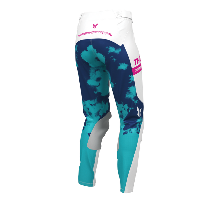 THOR LAUNCHMODE BLEACH WOMEN'S PANTS 2026 in White/Aqua