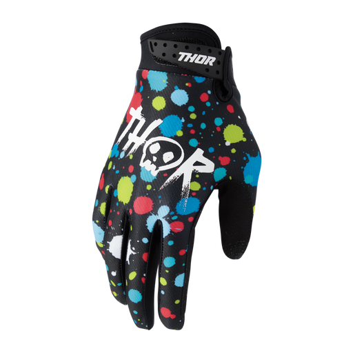 THOR YOUTH LAUNCHMODE SPLAT GLOVES 2026 in Black