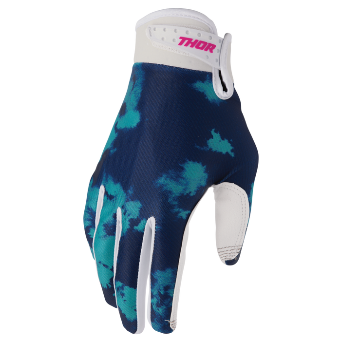 THOR LAUNCHMODE BLEACH GLOVES 2026 in White/Aqua