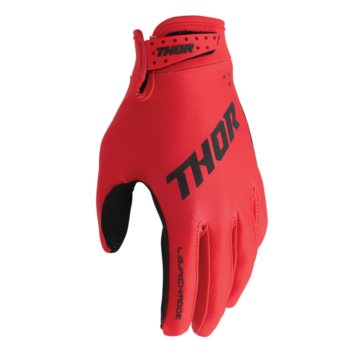 THOR YOUTH LAUNCHMODE SPLIT GLOVES 2026 in Red