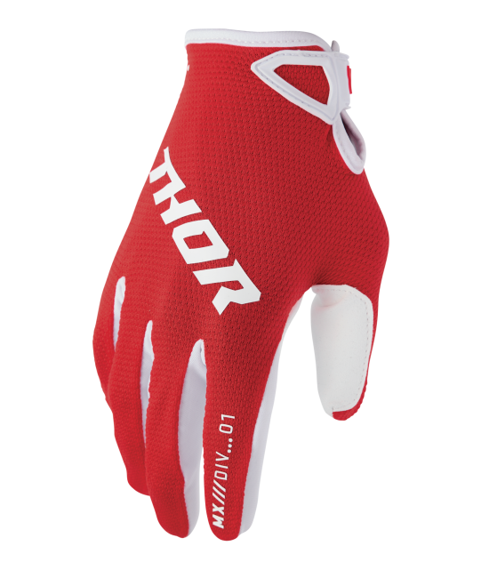 THOR YOUTH RIDEMODE GLOVES 2026 in Red