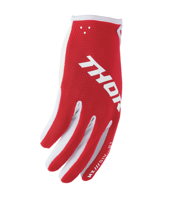 THOR YOUTH RIDEMODE GLOVES 2026 in Red