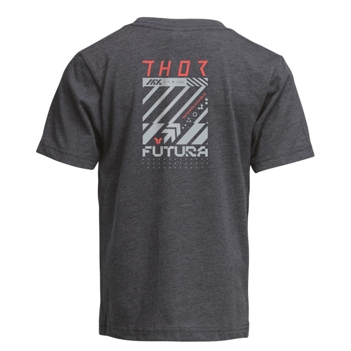 THOR YOUTH BOYS FUTURA T-SHIRT 2026S in Charcoal