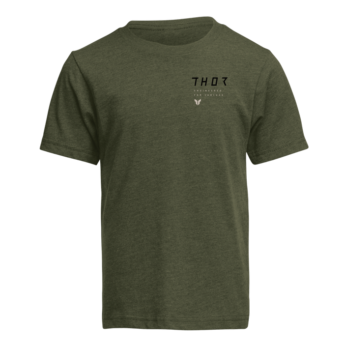 THOR YOUTH BOYS STAMP T-SHIRT 2026 in Olive