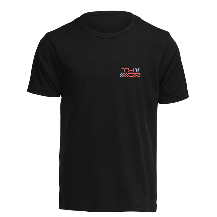 THOR YOUTH BOYS VANTAGE T-SHIRT 2026 in Black