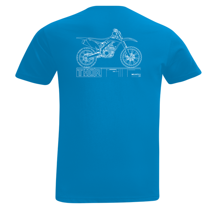 THOR TODDLER BLUEPRINT T-SHIRT 2026 in Cobalt