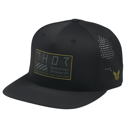 THOR STAMP SNAPBACK HATS 2026 in Black