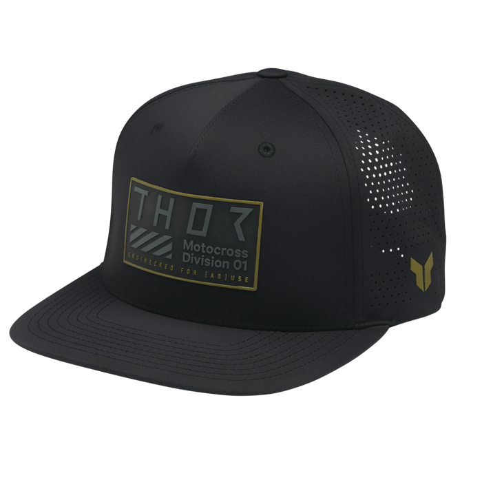 THOR STAMP SNAPBACK HATS 2026 in Black