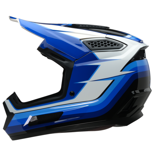 Z1R DIRTMAXX VORTEX HELMET 2026 in Blue/White