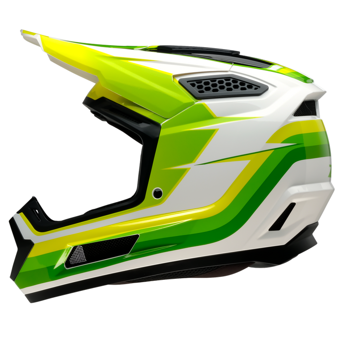 Z1R DIRTMAXX VORTEX HELMET 2026 in White/Green