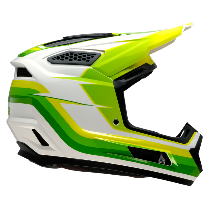 Z1R DIRTMAXX VORTEX HELMET 2026 in White/Green