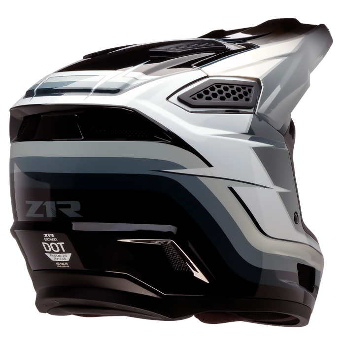Z1R DIRTMAXX VORTEX HELMET 2026 in Black/White/Gray