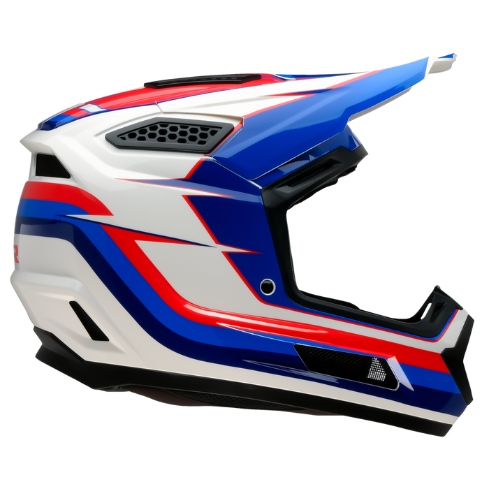 Z1R DIRTMAXX VORTEX HELMET 2026 in Red/White/Blue