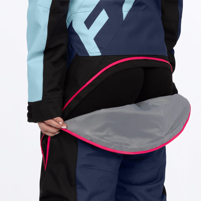 FXR Women's Cold Cross CX F.A.S.T.™ Monosuit in Midnight/Maui/Razz