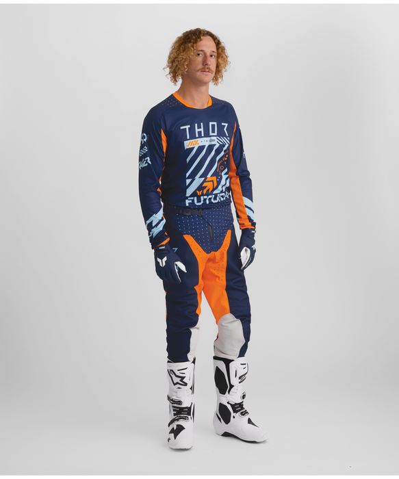 THOR LAUNCHMODE FUTURA JERSEY 2026 in Navy Orange