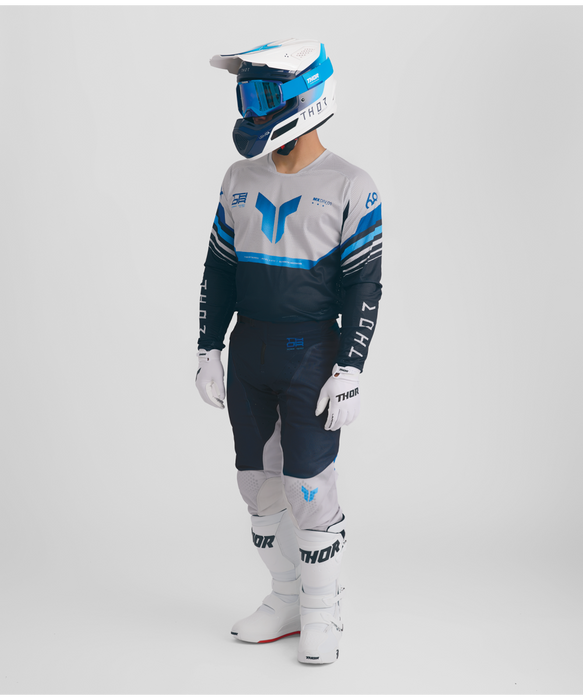THOR LAUNCHMODE VENTED RAPTOR JERSEY 2026 in Midnight/Gray